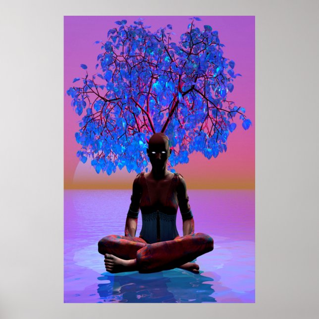 Póster Árbol de meditación (Frente)