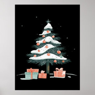 Póster árbol de Navidad
