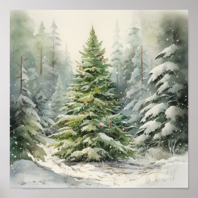 Póster Árbol de Navidad (Frente)