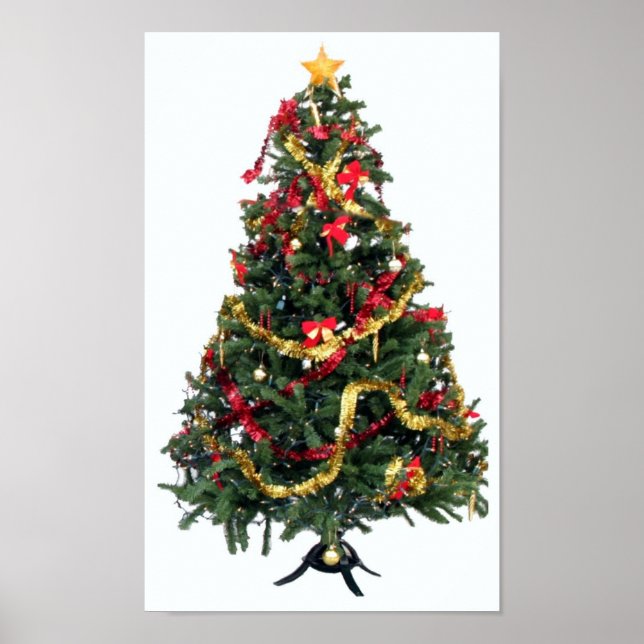 Póster Árbol de navidad. (Frente)