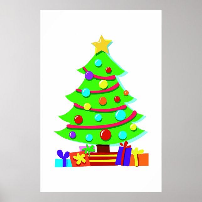 Póster Árbol de Navidad (Frente)