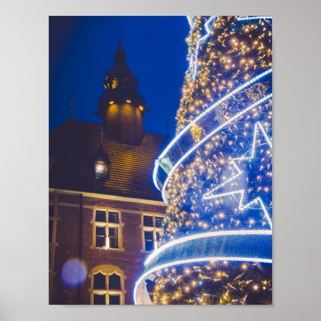 Póster árbol de Navidad (Frente)