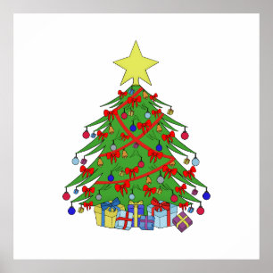 Póster árbol de Navidad