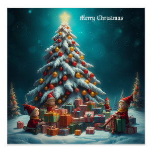 Póster Árbol de Navidad
