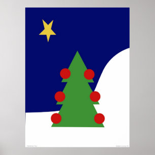 Póster Árbol de Navidad