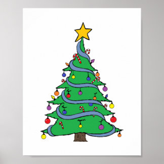 Póster Árbol de Navidad 34