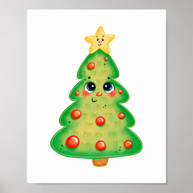 Póster Árbol de Navidad 62 (Frente)