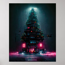 Árbol de Navidad Cyberpunk