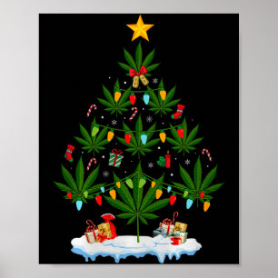 Póster Árbol de Navidad de hoja mala Xmas Premium Tri-b
