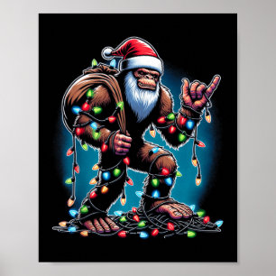 Póster Árbol de Navidad de pie grande enciende Navidad Ni