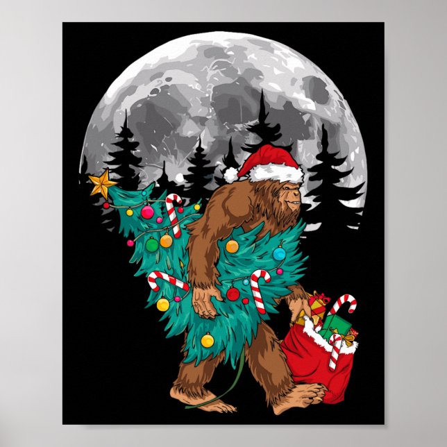 Póster Árbol de Navidad de pie grande enciende Navidad Ni (Frente)