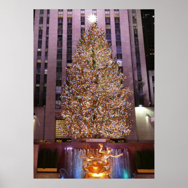Póster Árbol de Navidad de Rockefeller Plaza - poster (Frente)