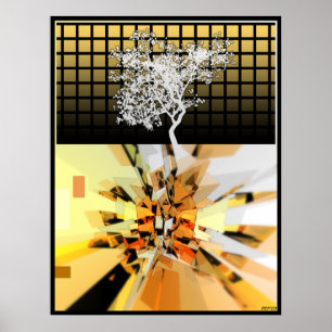 Póster Árbol de oro