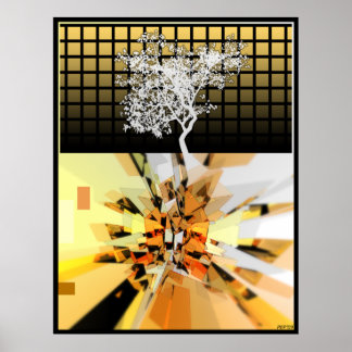 Póster Árbol de oro