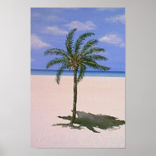 Póster Árbol de palma único