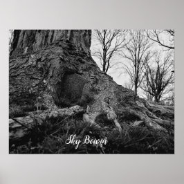 Póster árbol de pensamiento