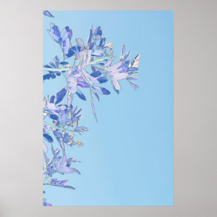 Póster Árbol de pimienta deja a la naturaleza Poster mini