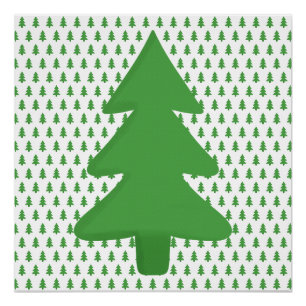 Póster Árbol de pinos