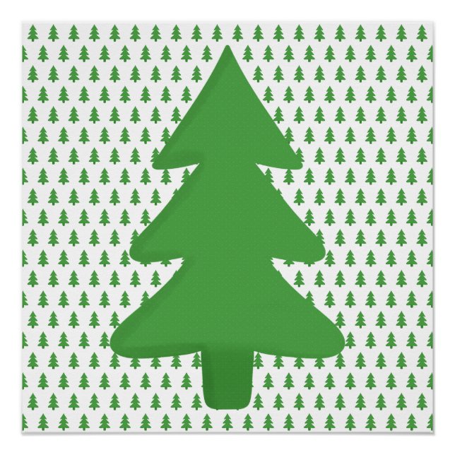 Póster Árbol de pinos (Anverso)