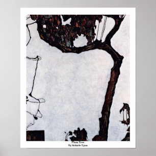 Póster Árbol De Pluma Por Schiele Egon