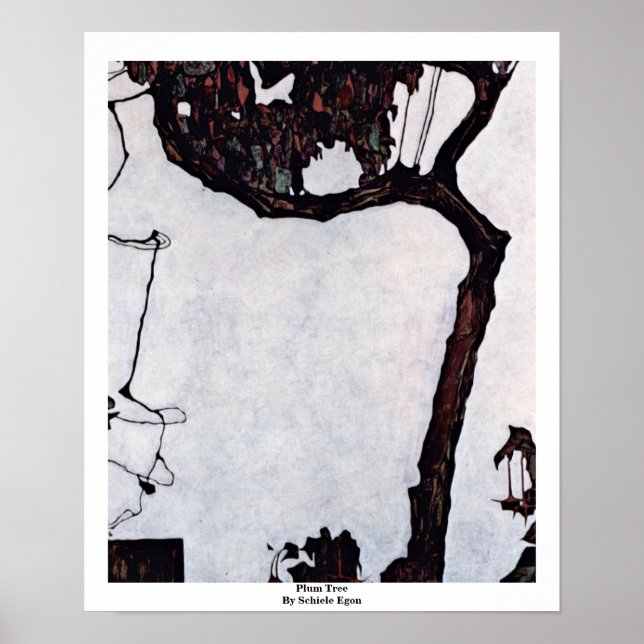 Póster Árbol De Pluma Por Schiele Egon (Frente)