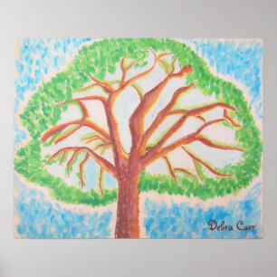Póster Árbol de poster de vida