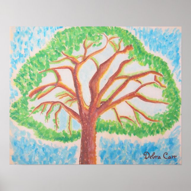 Póster Árbol de poster de vida (Frente)