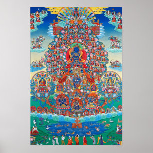 Póster Árbol de refugiados de Sakya