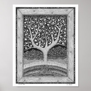 Póster Árbol de sentadas