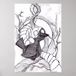 Póster árbol de sombra