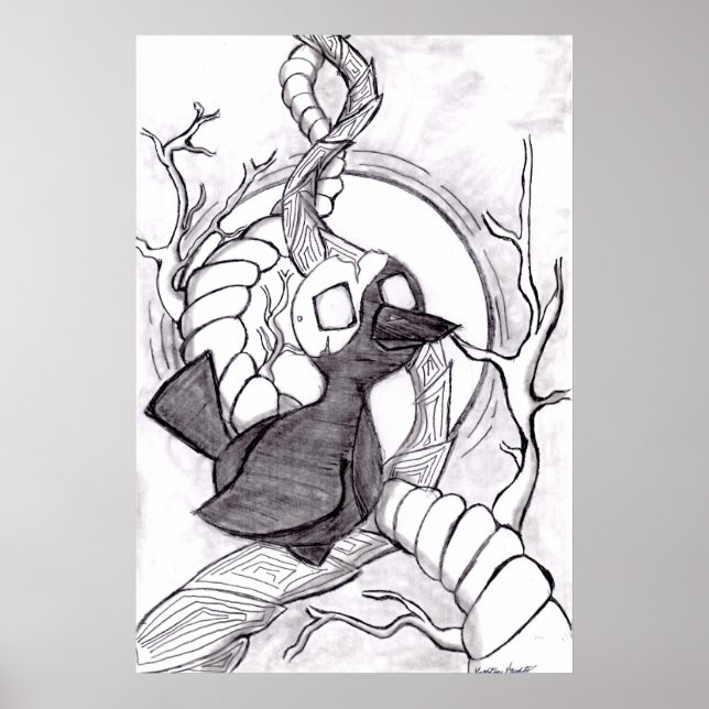 Póster árbol de sombra (Frente)