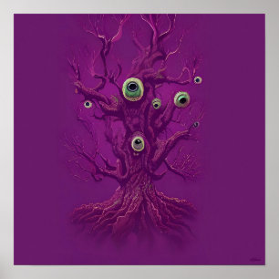 Póster Árbol de Sueño Embrujado