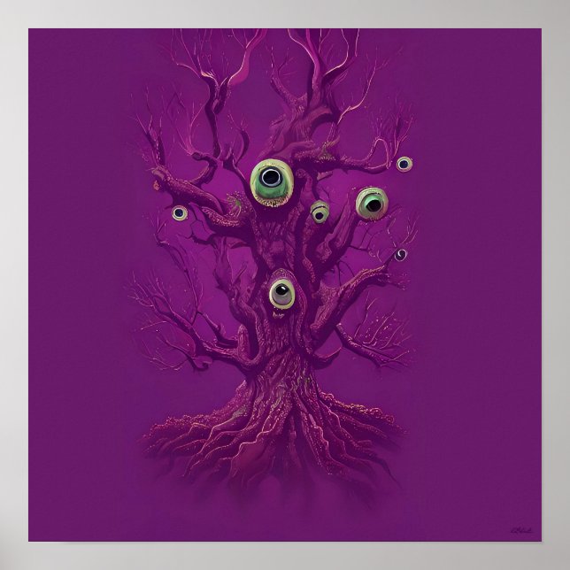 Póster Árbol de Sueño Embrujado (Frente)