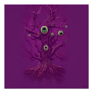Póster Árbol de Sueño Embrujado