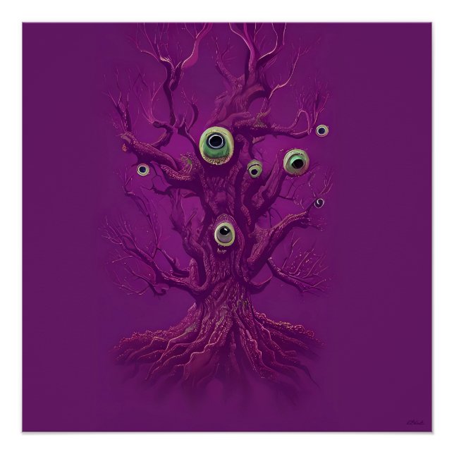 Póster Árbol de Sueño Embrujado (Anverso)