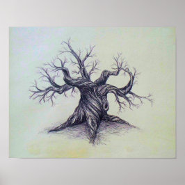 Póster Árbol de trineo