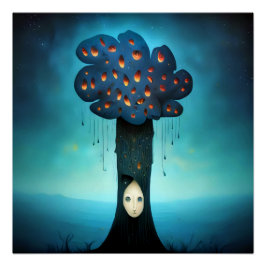 Póster Árbol de tristeza