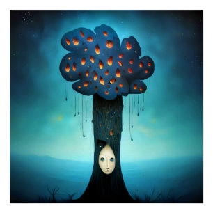 Póster Árbol de tristeza