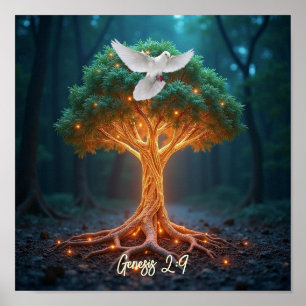 Póster Árbol de vida