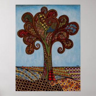 Póster Árbol de vida