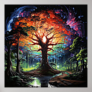 Póster Árbol de vida