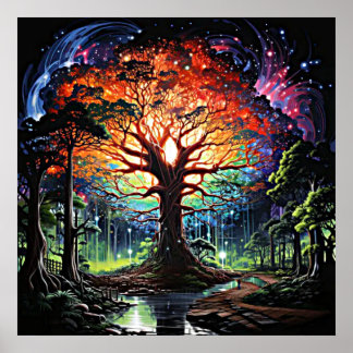 Póster Árbol de vida