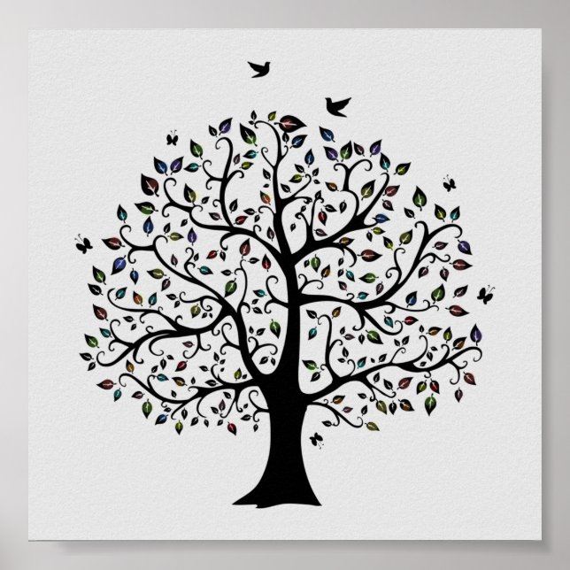 Póster Árbol de vida (Frente)