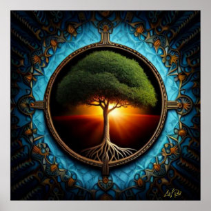 Póster Árbol de vida