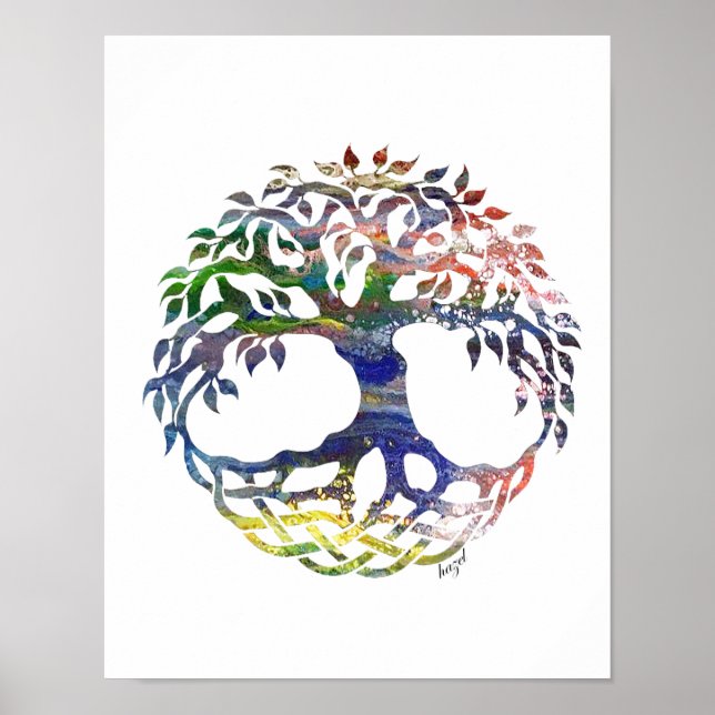 Póster Árbol de vida, árbol de la vida (Frente)