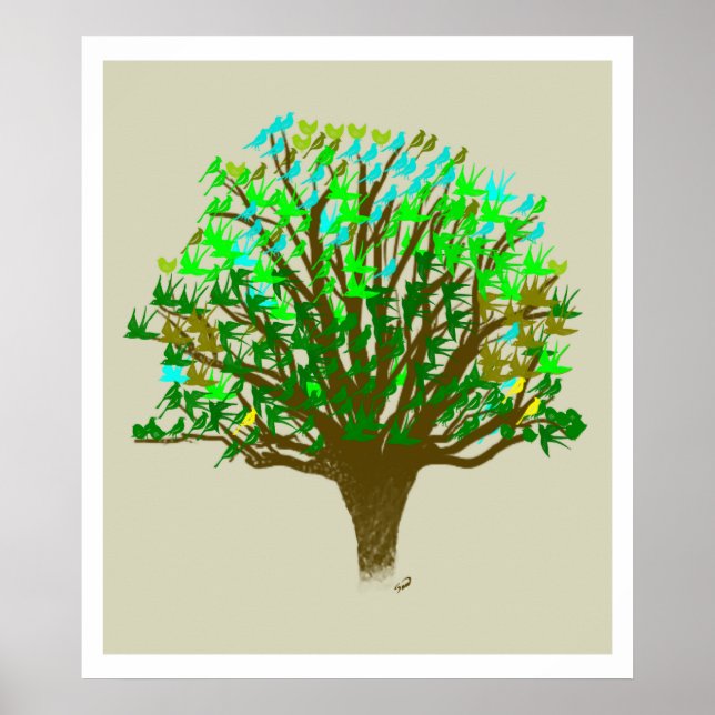 Póster Árbol de vida/árbol de la vida (Frente)
