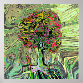 Póster Árbol de vida pacífico