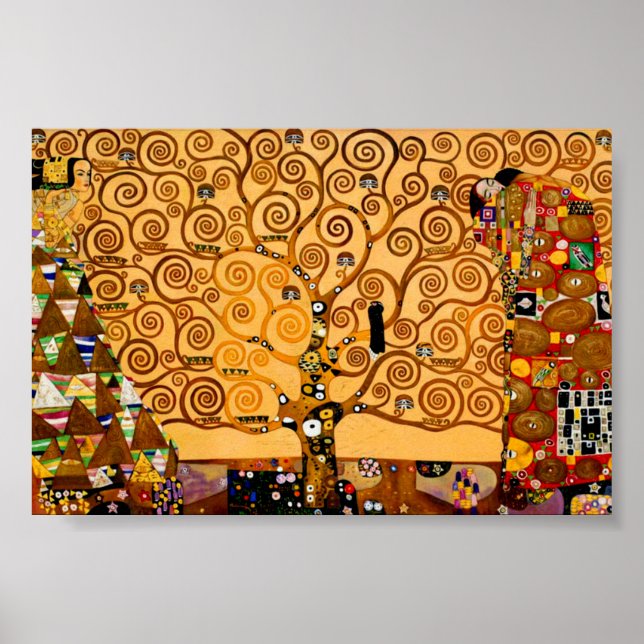 Póster Árbol de vida por Gustav Klimt Bella Artes (Frente)