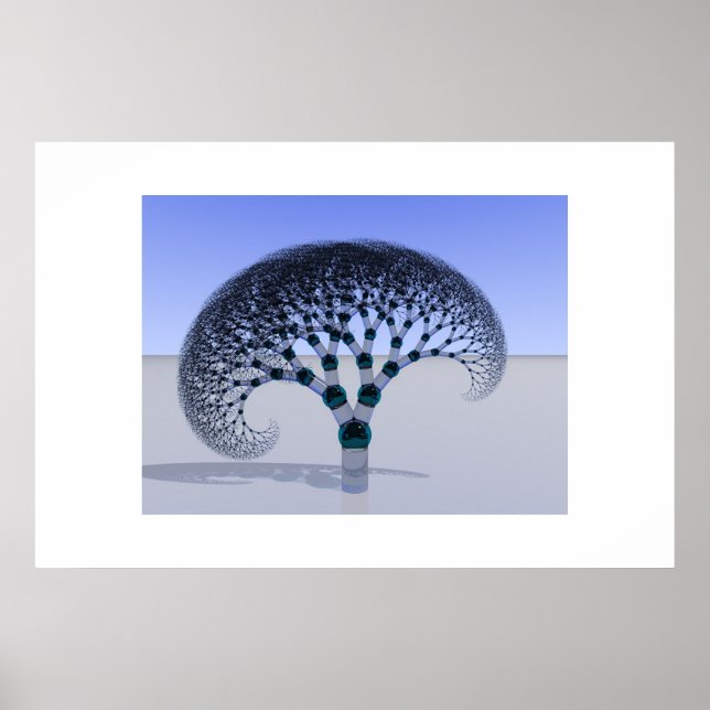 Póster Árbol de vidrio (Frente)