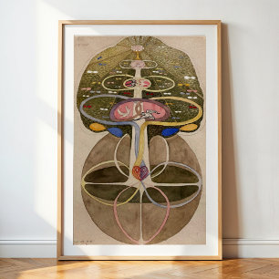 Póster Árbol del conocimiento No.1, Hilma af Klint